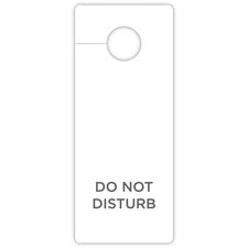 MOTEL DO NOT DISTURB SIGN 100/CS