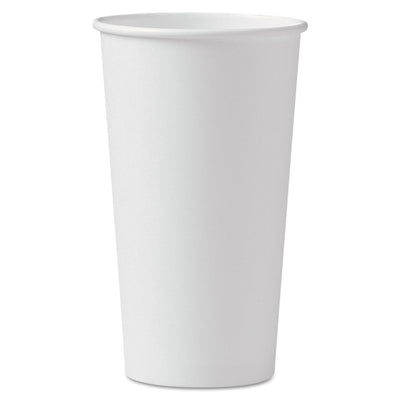 WHITE 20 OZ HOT CUP 420W-2050