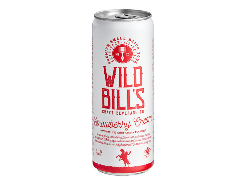 WILD BILLS STRAWBERRY CREAM 12/12 OZ