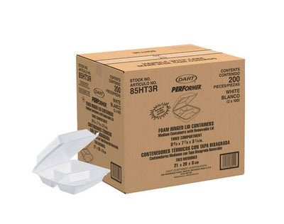 FOAM CONTAINER MEDIUM 3 COMP 200/CS