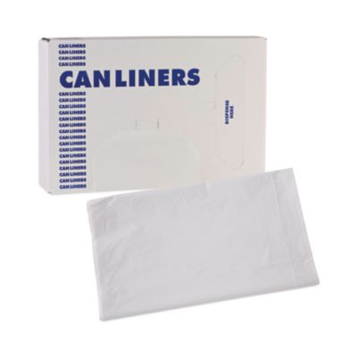 LINER 33X39 .9 MIL WHITE 100/CT