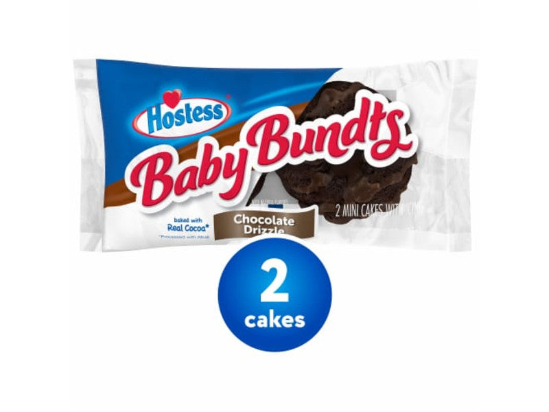 HOSTESS BABY BUNT CAKE CHOCOLATE 6CT