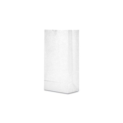 BAGS #8 LB WHITE 500/CS