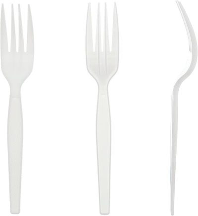 CUTLERY MEDIUM WHITE PP FORK 1000/CS