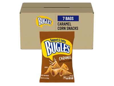 BUGLES CARAMEL SWEET & SALTY 7/3.5 OZ