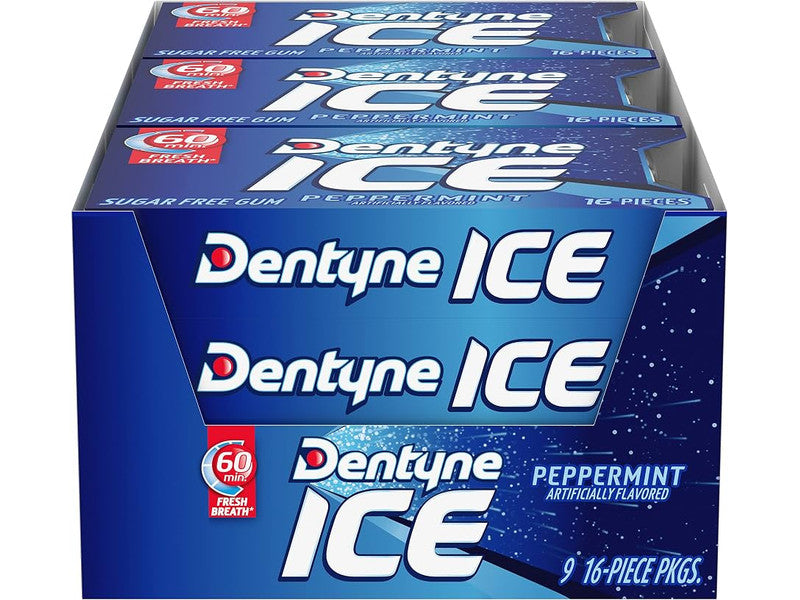DENTYNE ICE PEPPERMINT 9/16 PC