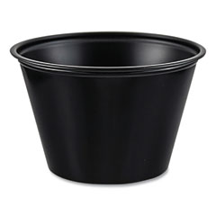 DART 4 OZ BLACK PORTION CUP 2500/CS