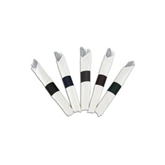 NAPKIN BANDS BLACK 2500/CT
