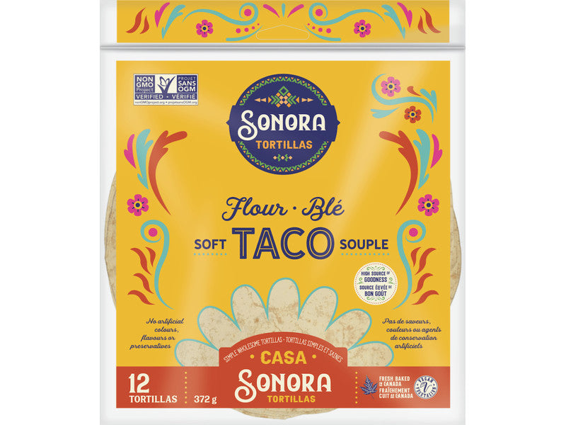 DELI SONORA SOFT TACO   10/CT