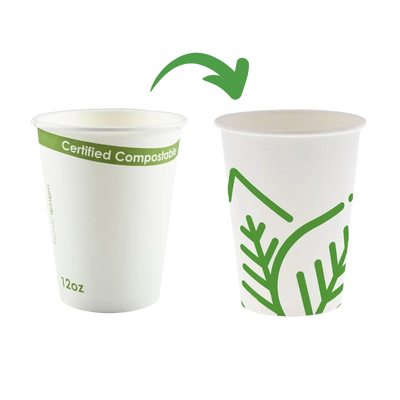 PRIMEWARE 12 OZ WHITE HOT CUP 1000/CS