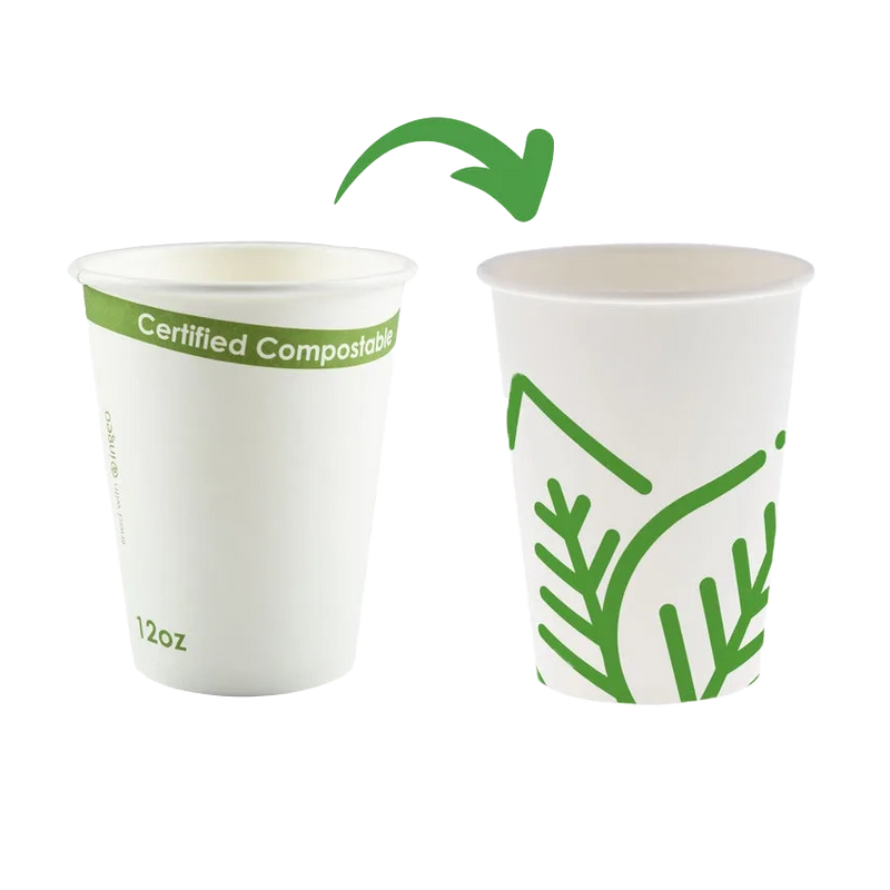 PRIMEWARE 12 OZ WHITE HOT CUP 1000/CS