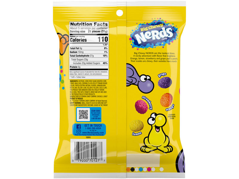BIG CHEWY NERDS 6OZ
