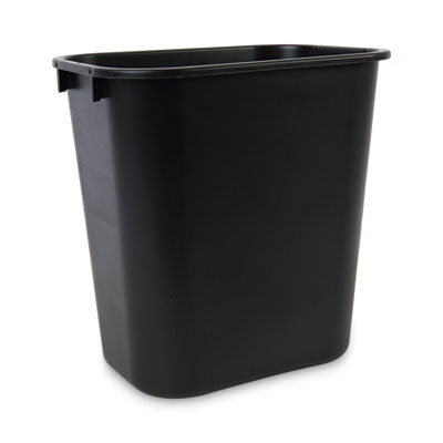BLACK SOFT SIDED WASTEBASKET 14 QT