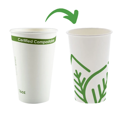 PRIMEWARE 16 OZ WHITE HOT CUP 1000/CS