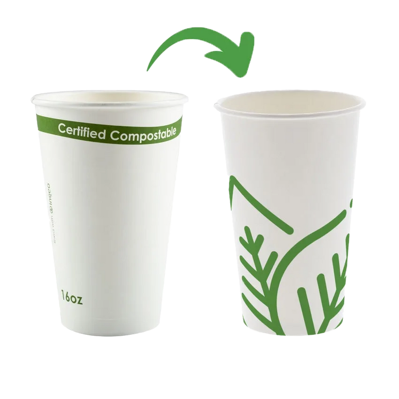 PRIMEWARE 16 OZ WHITE HOT CUP 1000/CS