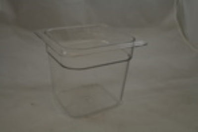 CAMBRO 66CW135 1/6 PAN 6" DEEP 2.5QT CLR