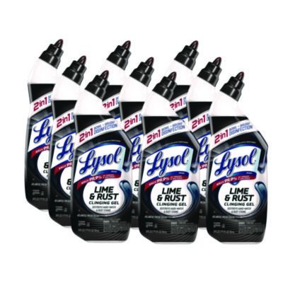 LYSOL BOWL CLEANER W/LIME& RUST 9/CS