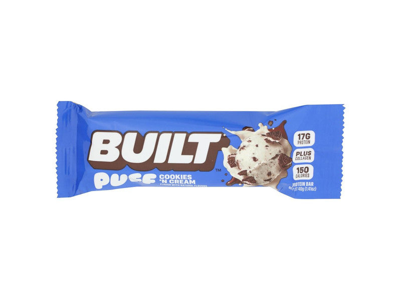 BUILT BAR PUFF COOKIES N CREAM 12/1.41OZ