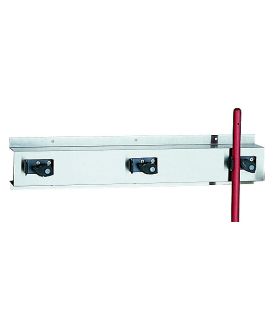 STAINLESS STEEL MOP AND BROOM HOLDER 36"