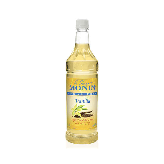 MONIN SF VANILLA SYRUP 4/1 LTR
