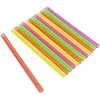 8" COLOSSAL NEON WRAPPED STRAW 4/500 CS