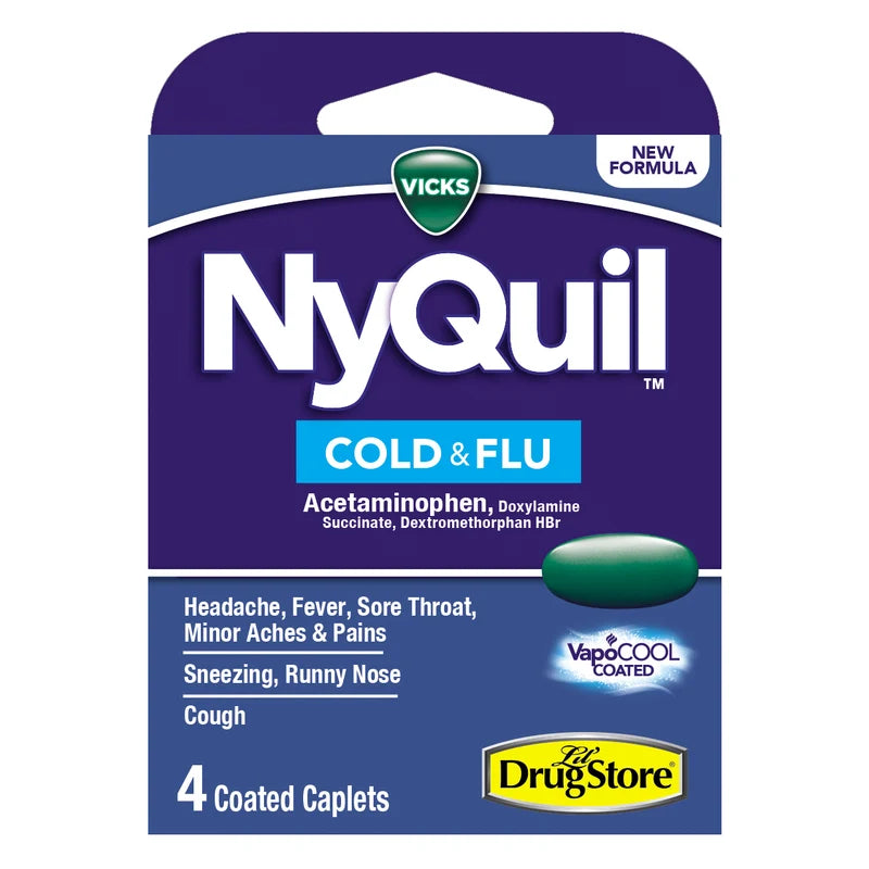 LIL DRUG NYQUIL COLD AND FLU CAPS  6/4CT