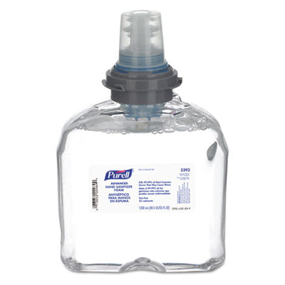 FOAM HAND SANITIZER TFX REFILL 2/1200mL