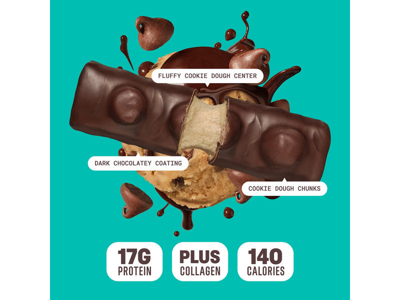 BUILT BAR PUFF COOKIE DOUGH CHUNK 12 CT