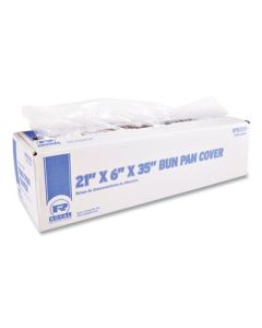 BUN PAN BAGS 21X6X35 LOW DENSITY 200/CS