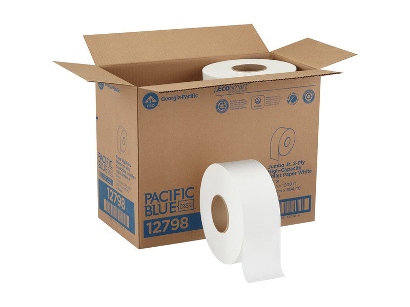 2 PLY JUMBO TOILET TISSUE 8/1000' CS