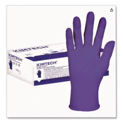 PURPLE NITRILE EXAM GLAVE MED 100/BX