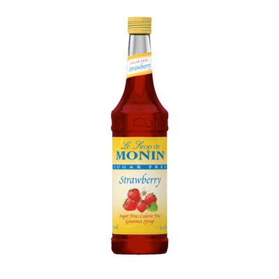 MONIN SF STRAWBERRY SYRUP 12/750 ML