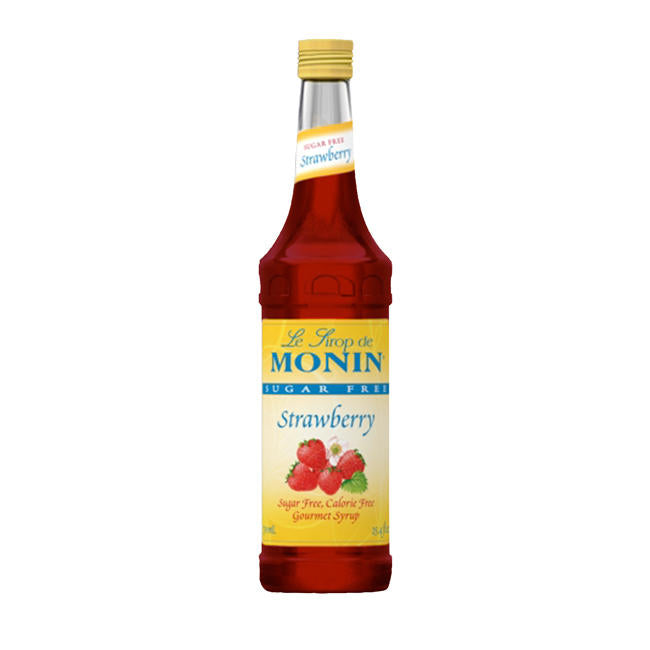 MONIN SF STRAWBERRY SYRUP 12/750 ML