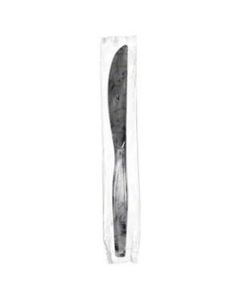 CUTLERY IND WRAPPED BLACK KNIFE 1000/CS