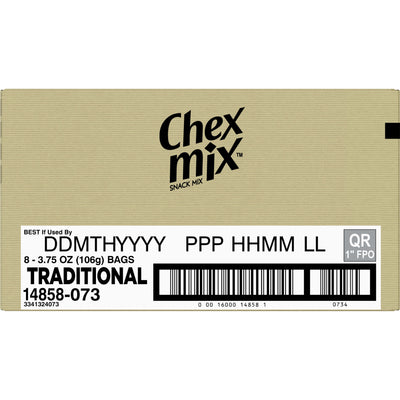 CHEX MIX TRADITIONAL 8/3.75 OZ