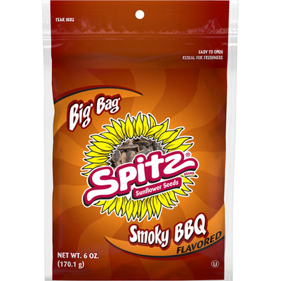 SPITZ SMOKEY BBQ SUNFLOWER SEEDS 9/6 OZ