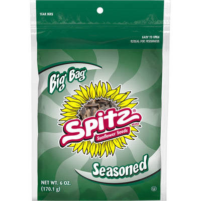 SPITZ SEASONED SUNFLOWER SEEDS 9/CS