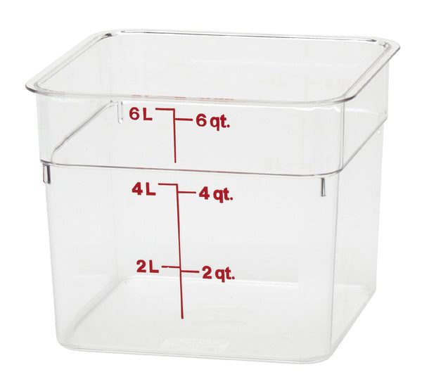 CAMBRO 6SFSCW135 6 QT CLEAR MEASURING