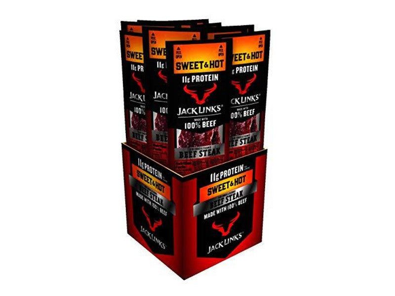 Jack Links Sweet N HOT Steak 12/1 OZ