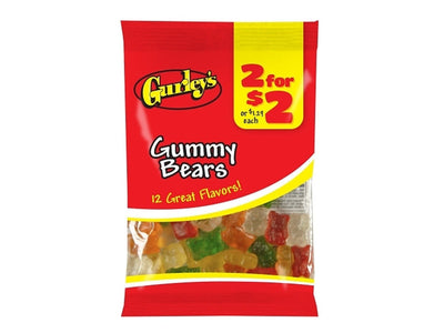 Gurleys Gummy Bears 12/4.25 OZ